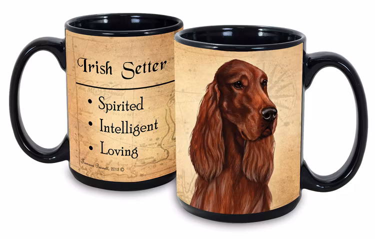 Mugg, My faithful friends – Irländsk setter
