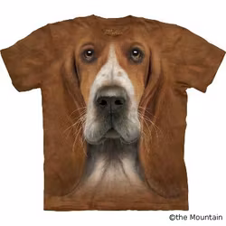 T-shirt FACE – Basset hound