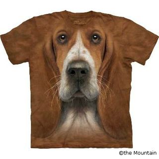 T-shirt FACE – Basset hound