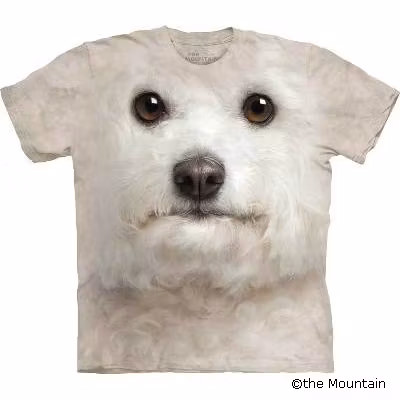 T-shirt FACE – Bichon frisé