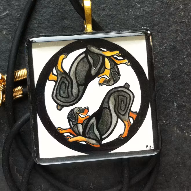 Halsband Yin & Yang – Rottweiler