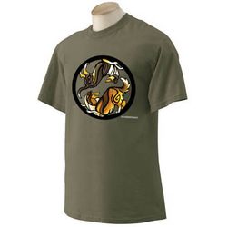 T-shirt, Yin Yang khaki – Collie