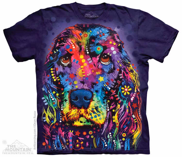 T-shirt, Russo – Cocker spaniel