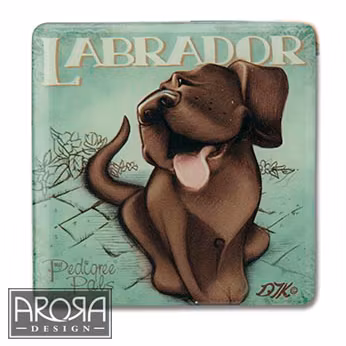 Kylskåpsmagnet, Pedigree Pals – Labrador retriever, choklad