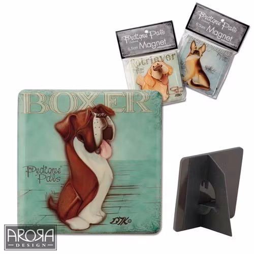 Kylskåpsmagnet, Pedigree Pals – Boxer