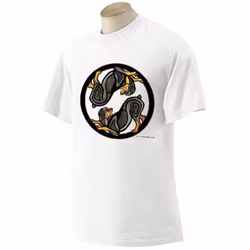 T-shirt, Yin Yang vit – Rottweiler
