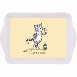 Bricka med illustration av Louise Tate – Catatonic