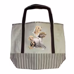 Tygväska, canvas – Petit basset griffon vendéen