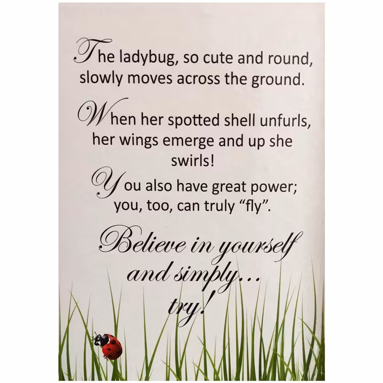 Halsband – Nyckelpiga med tre blad