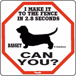 Skylt, 2.8 seconds – Basset hound