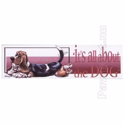 Bokmärke, It's all about – Basset hound