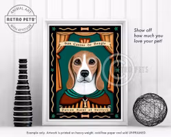 Konsttryck Krista Brooks, Patron Saint Of Sniffery – Beagle