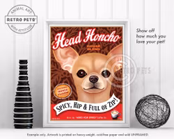 Konsttryck Krista Brooks, Head Honcho – Chihuahua