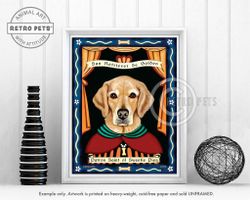 Konsttryck Krista Brooks, Patron Saint Of Sweetie Pies – Golden retriever