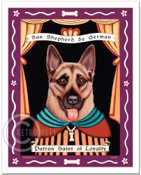 Konsttryck Krista Brooks, Patron Saint Of Loyalty – Schäfer