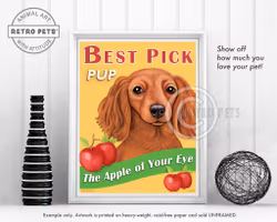 Konsttryck Krista Brooks, Best Pick Pup – Tax
