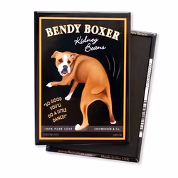 Kylskåpsmagnet Krista Brooks, Bendy Boxer – Boxer