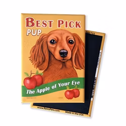 Kylskåpsmagnet Krista Brooks, Best Pick Pup –Tax