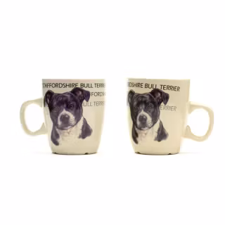 Kaffemugg med text – Staffordshire bullterrier