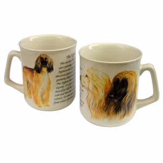 Mugg med text – Afghanhund