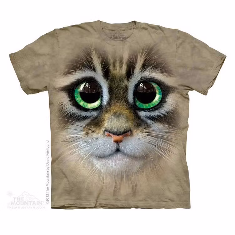 T-shirt – Big Eyes Kitten Face