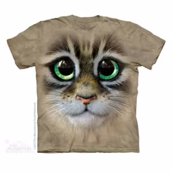 T-shirt – Big Eyes Kitten Face