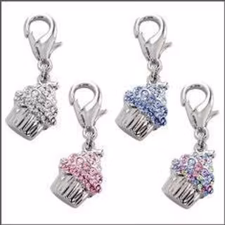 Charm till halsband – Cup cake