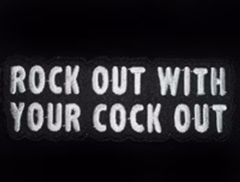 T-shirt – Rock out with your cock out