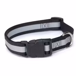 Reflexhalsband, Guardian Gear – svart, 35-50 cm
