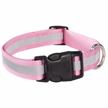 Reflexhalsband, Guardian Gear – ljusrosa, 15-25 cm