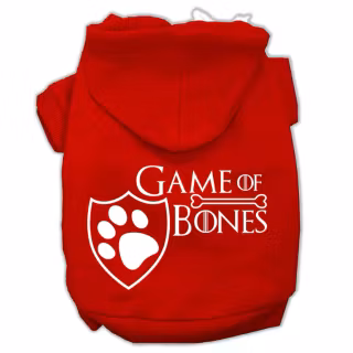 Hundtröja, Game of Bones – Röd, XS