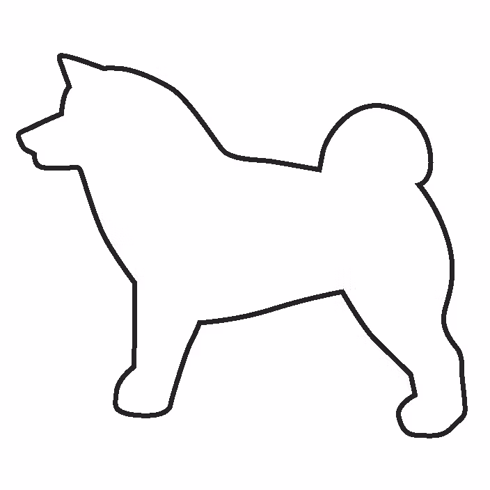 Pepparkaksform – Akita