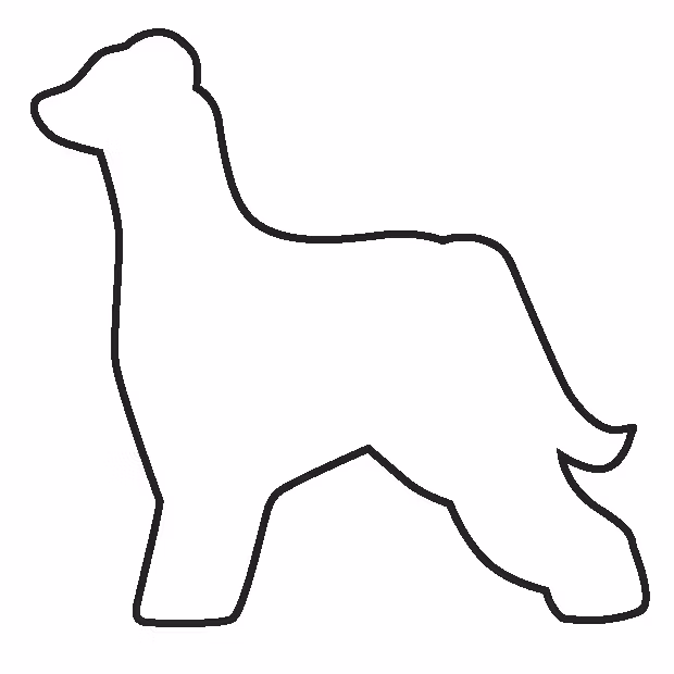 Pepparkaksform – Afghanhund