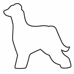 Pepparkaksform – Afghanhund