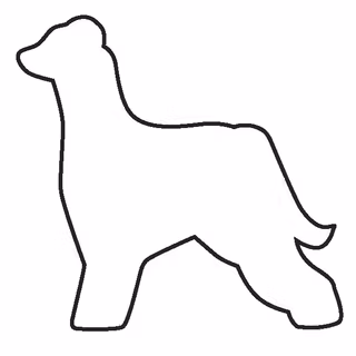 Pepparkaksform – Afghanhund