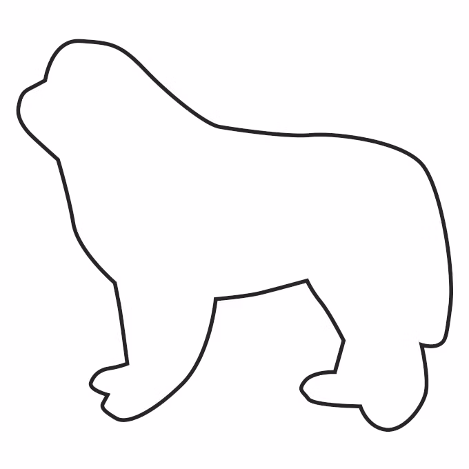 Pepparkaksform – Newfoundlandshund