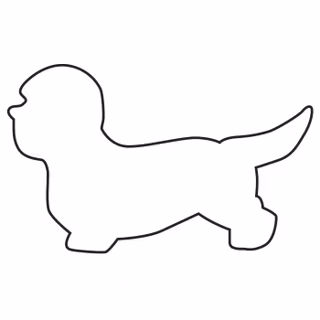 Pepparkaksform – Dandie dinmont terrier