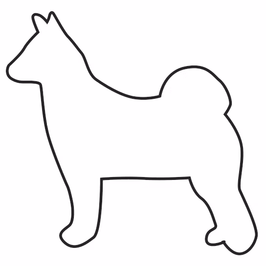 Pepparkaksform – Norsk buhund