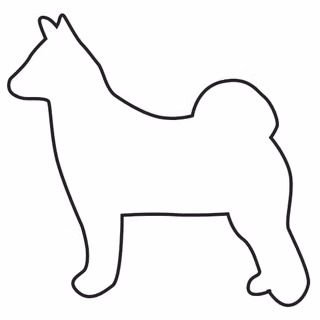Pepparkaksform – Norsk buhund