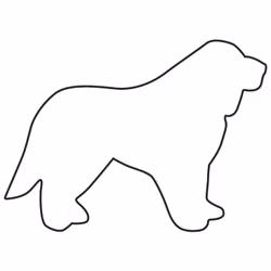 Pepparkaksform – Sankt bernhardshund