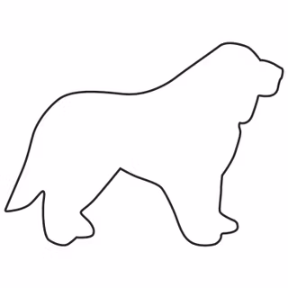 Pepparkaksform – Sankt bernhardshund