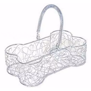 Nätkorg i metall – Hundben