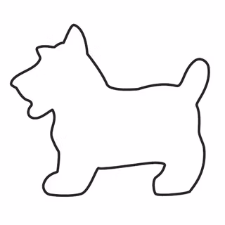 Pepparkaksform – Skotsk terrier