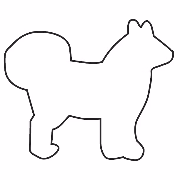 Pepparkaksform – Siberian husky