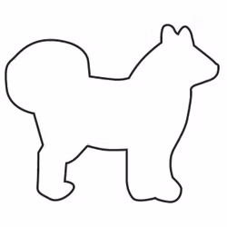 Pepparkaksform – Siberian husky