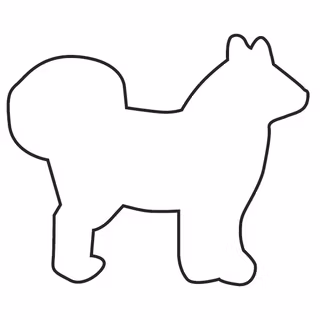 Pepparkaksform – Siberian husky