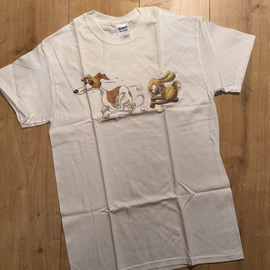 T-shirt, Arg kanin, S – Whippet