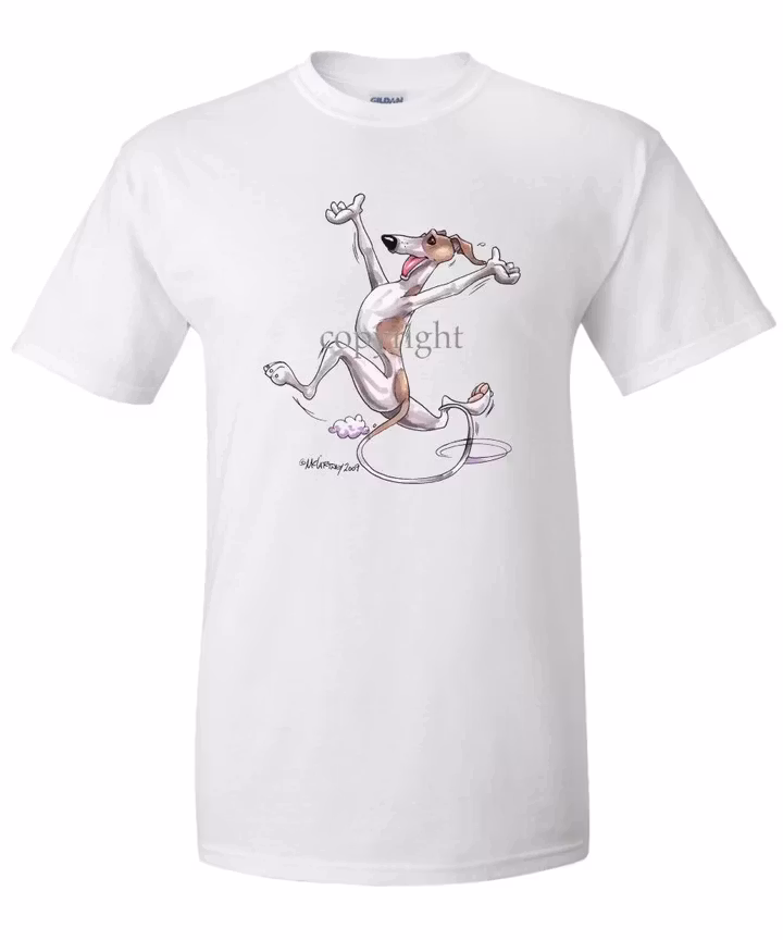 T-shirt, Happy Dog, L – Whippet