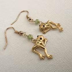 Örhängen – Groda på krok