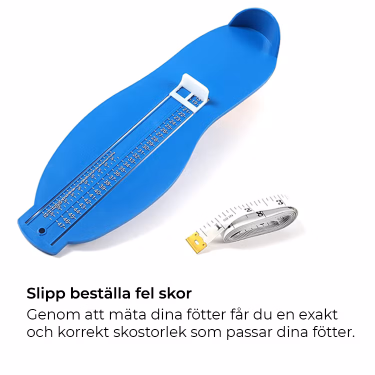Jalkamitta oikeaa kengänkokoa varten